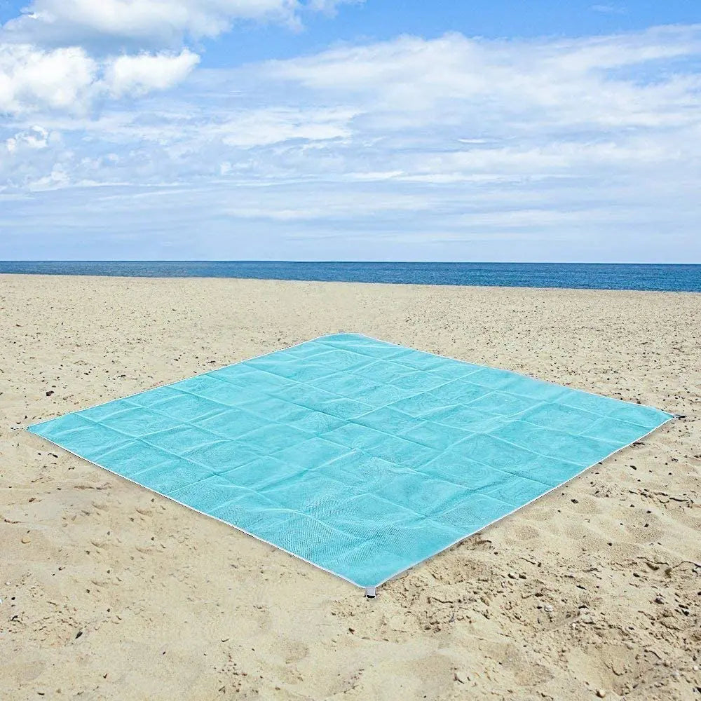 Mata plażowa anty-piaskowa 2M×2M – szybkoschnąca, składana