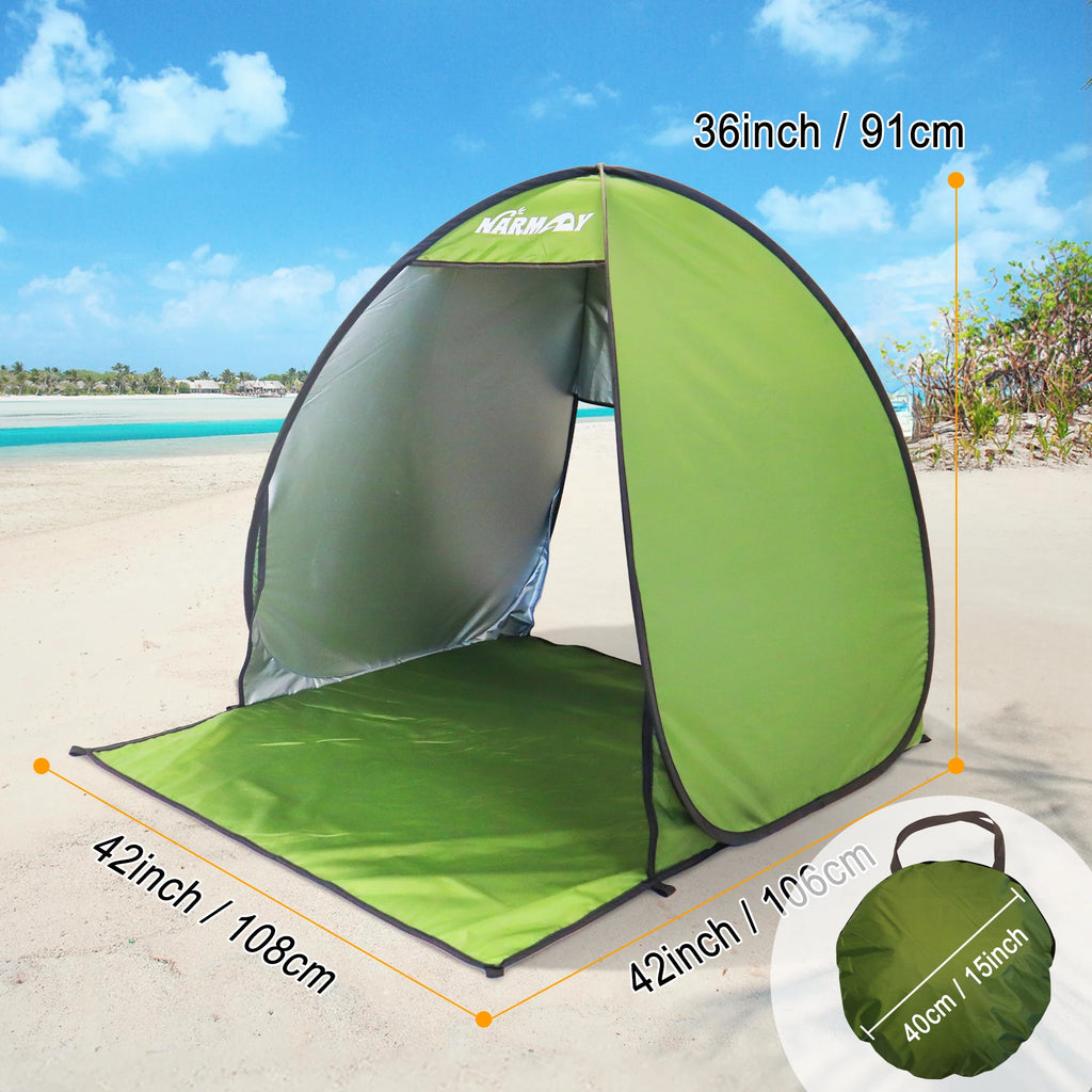 Namiot plażowy EasyBeach — pop-up, ochrona UV, wodoodporny